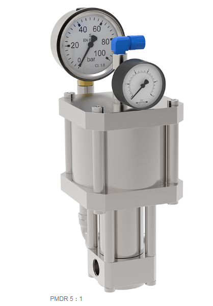 氣動物料壓力調節器 PMDR 5：1和10：1